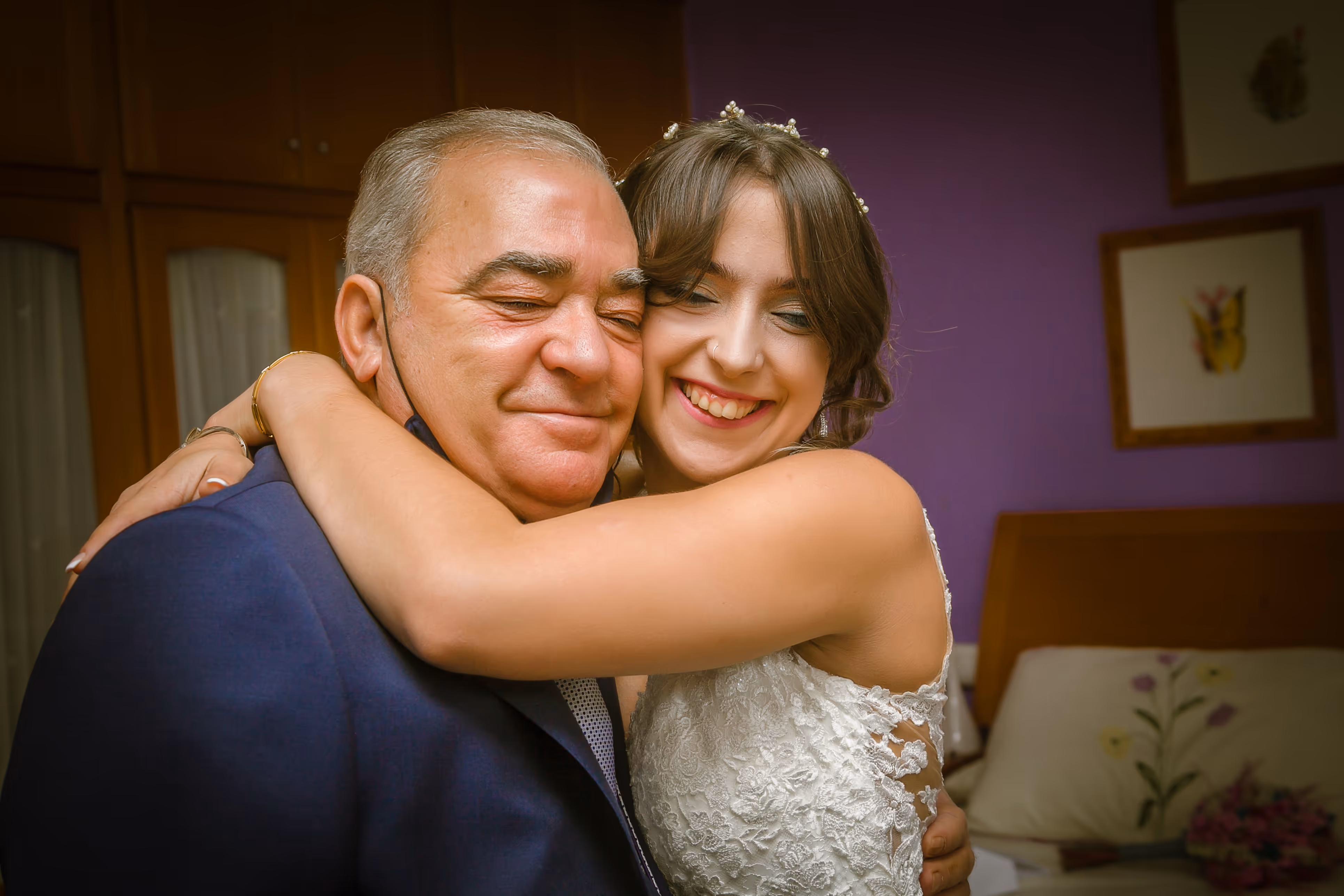 Novia y su padre